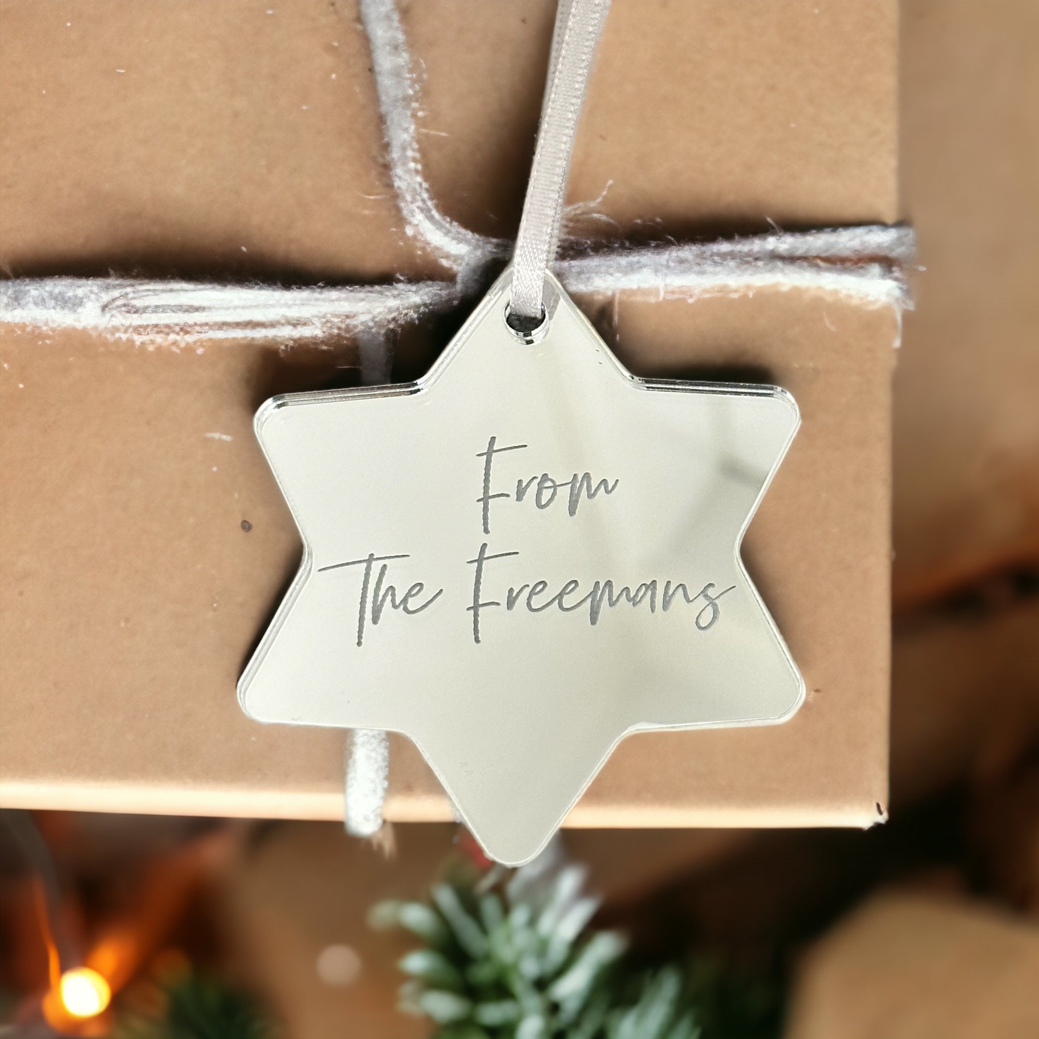 Luxury Engraved Christmas Gift tags