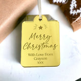 With Love From Christmas Gift Labels