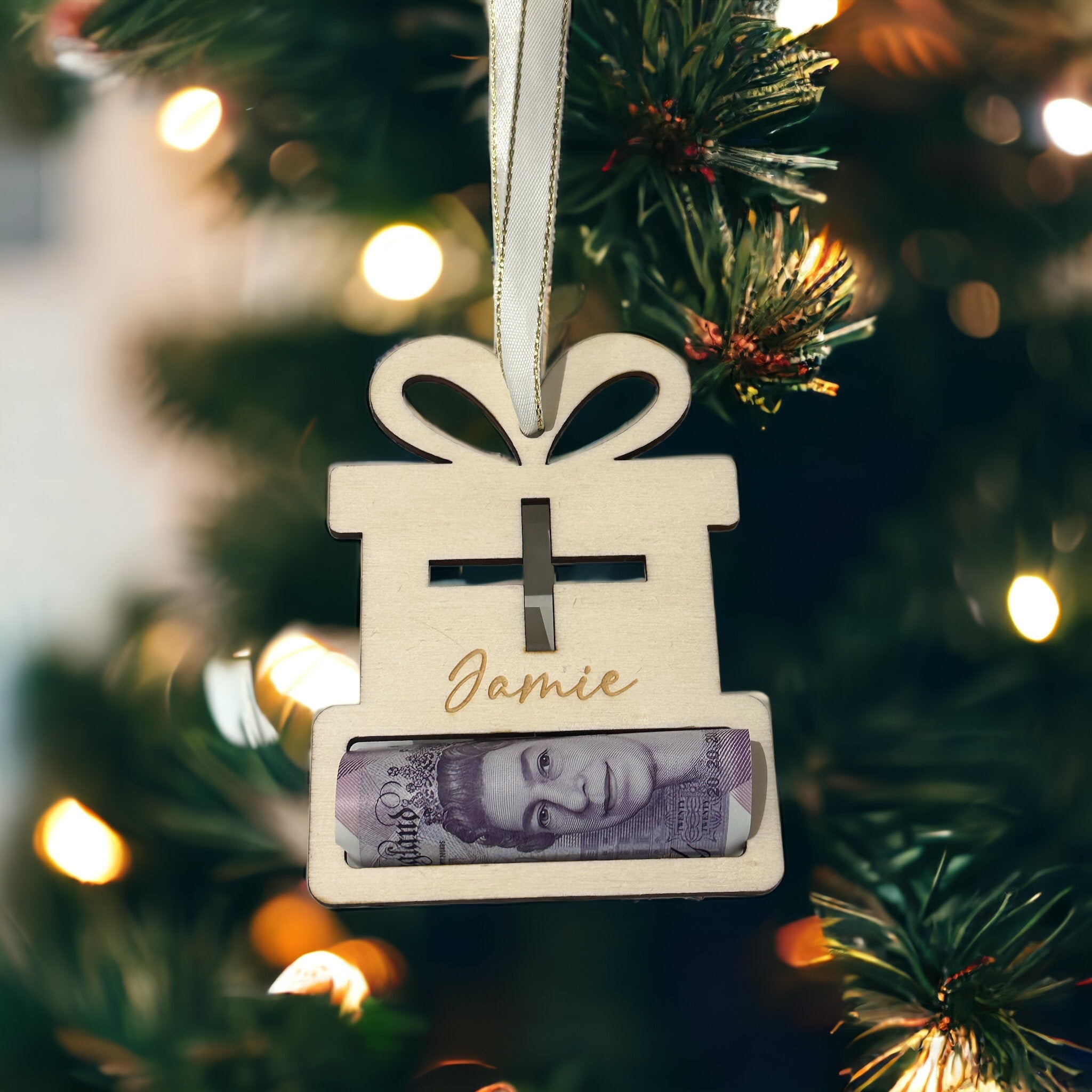 Children's Christmas Money Engraved Gift