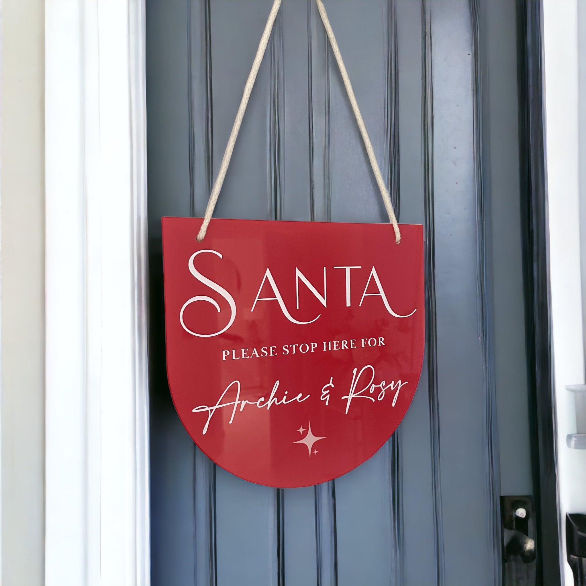 Children's Christmas Door Sign