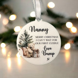 Nanny To Be Christmas  Bauble