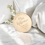 Best Teacher Thank You Personalised Keepsake Gift
