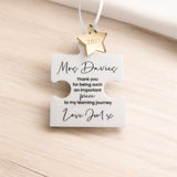 Luxury Personalised Teacher End of Term Thank You Ornament