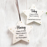 Year 6 & Nursery Leavers Star Bauble | Personalised Keepsake for Children | Bulk School Gift Package