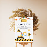 Boy's Birthday Party Personalised Welcome Sign