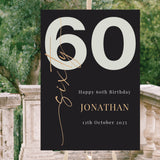 Personalised 60th Birthday Party Décor