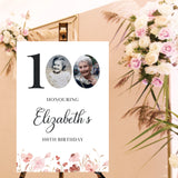 Personalised Event Sign – 100th Birthday Personalised Photo Poster