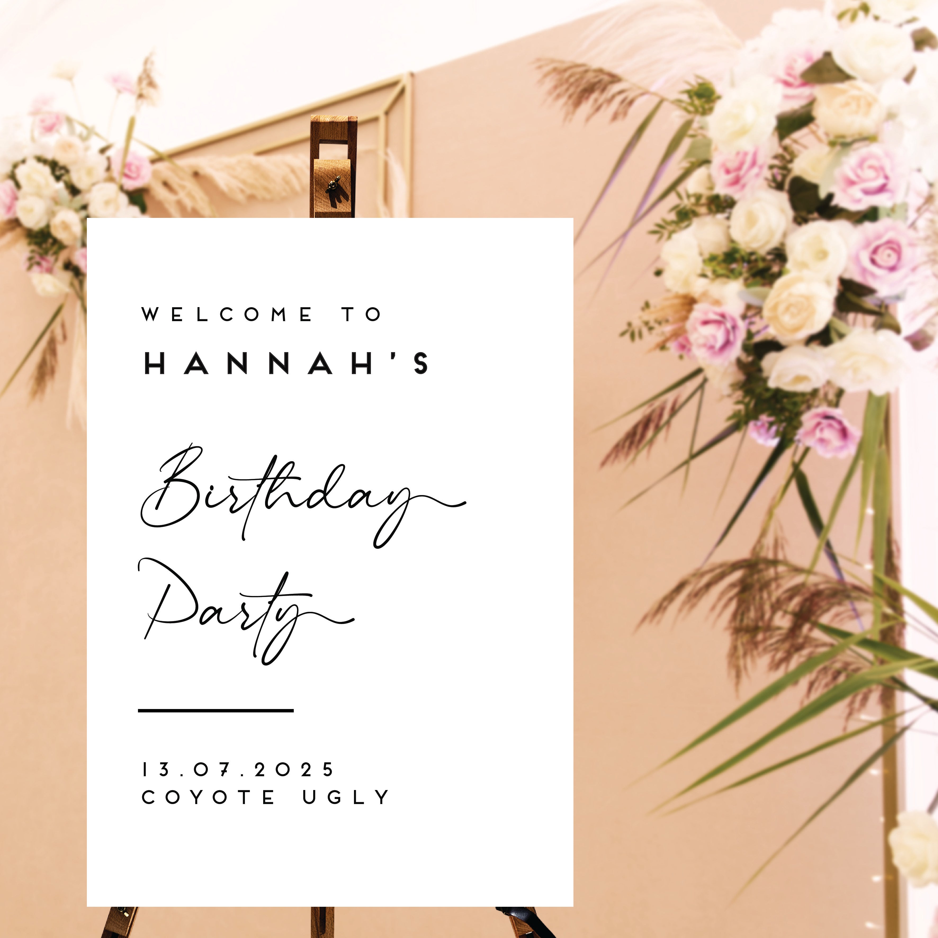 Luxury Personalised Birthday Party Décor