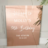 luxury Engraved Birthday Party Sign