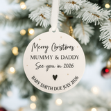 Baby’s First Christmas Bauble – Personalised Keepsake Ornament