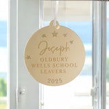 Personalised Leavers Bauble