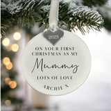 Personalised First Christmas As My Mummy Gift