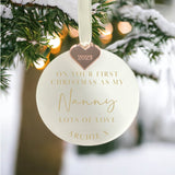 Personalised First Christmas As My Nanny Gift