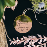 Nanny Engraved Hanging Tag Keepsake