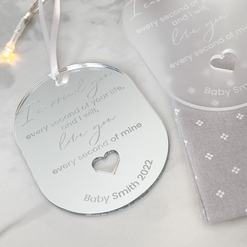 Angel Wings Baby Remembrance Tag