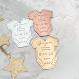 New Baby Personalised Christmas Tree Decoration