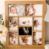 9 Photo Family Engraved Frame