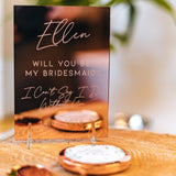Personalised Will You Be My Bridesmaid Gift 