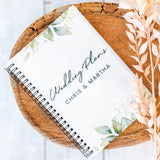 Personalised Wedding Plans Notebook