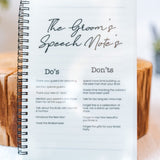 Wedding Speech Notebook