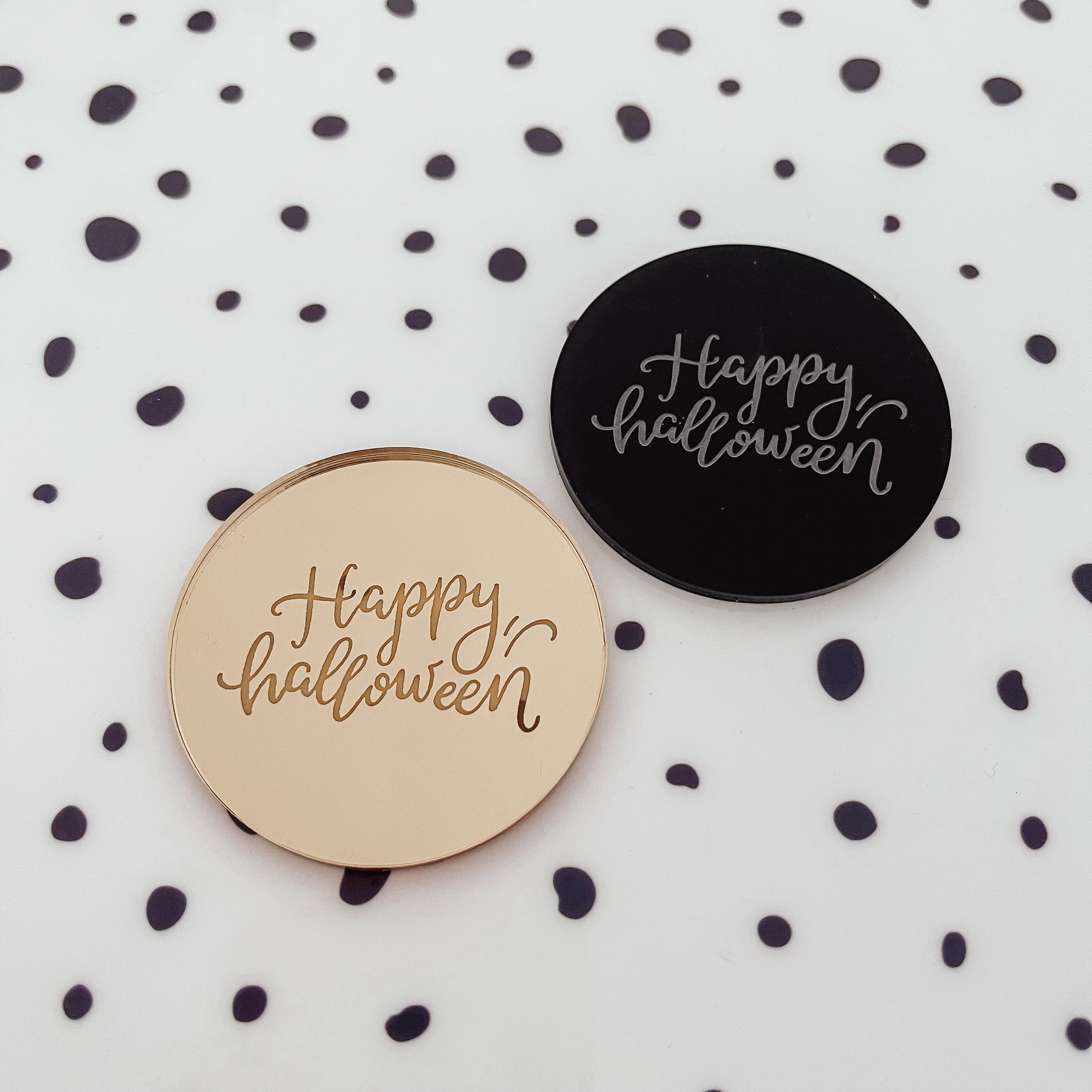 Happy Halloween Cupcake Toppers