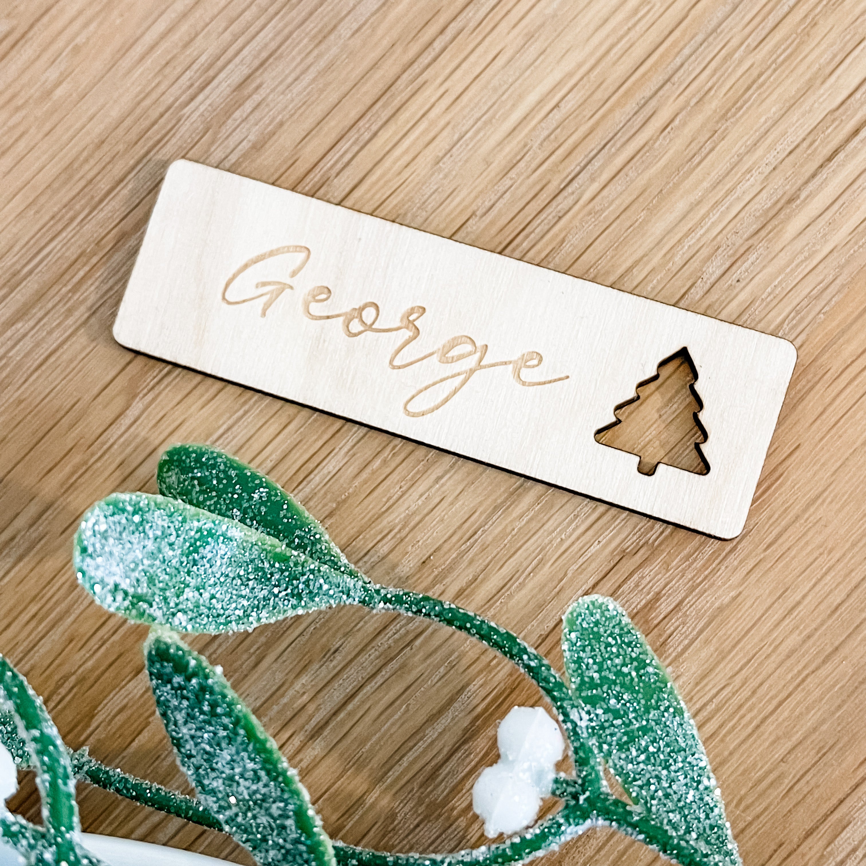 Festive Personalised Place Cards