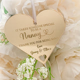 Nanny Personalised Heart Gift