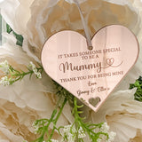 Mummy Engraved Heart Gift