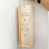 Fiancé Personalised Champagne Bottle Box