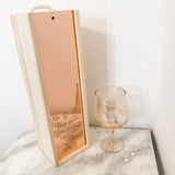 Personalised Wedding Anniversary Luxury Wine Bottle Box