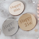Happy 40th, 80th, 21st Cake Charms