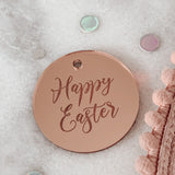 Happy Easter Engraved Gift Tag
