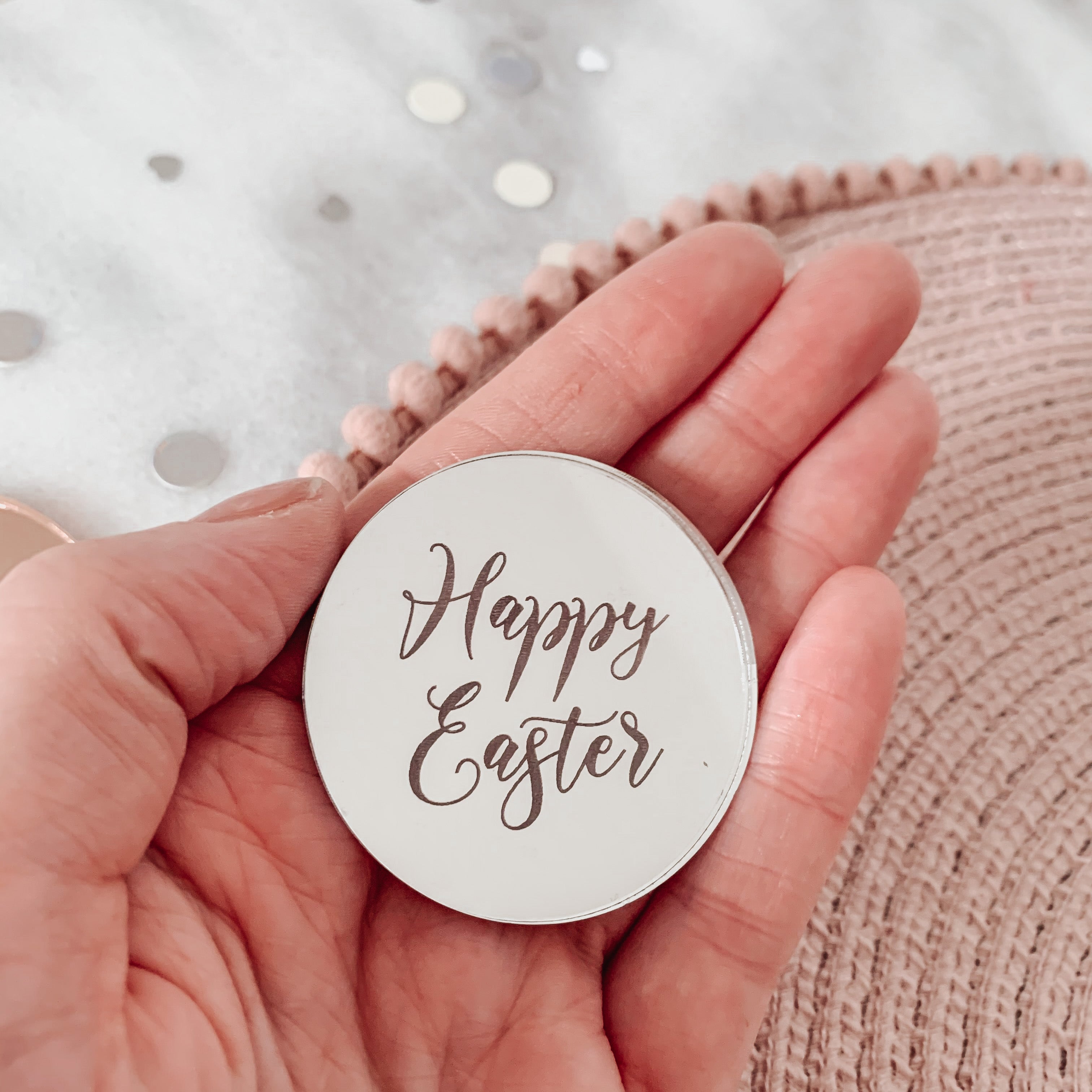 Happy Easter Cupcake Topper