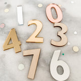 Mirror Acrylic Birthday Numbers