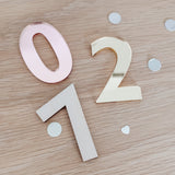 Birthday Number Cupcake Toppers