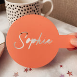 Personalised Name Coffee Stencil Present
