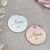 Engraved Nanny Gift Tags