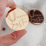 Bunny Ears Engraved Cupcake Topper