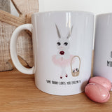 Personalised Easter Rabbit Mugs