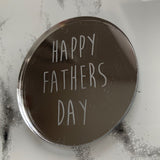 Happy Father's Day Mirror Cupcake Topper