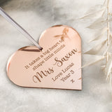 Teacher's Hanging Tag Decoration