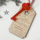 Personalised Engraved Children's Santa Key