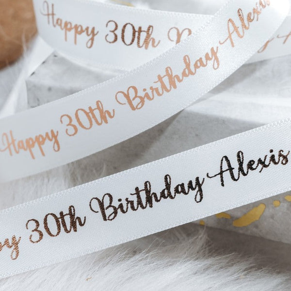 Personalised Ribbon &amp; Stickers