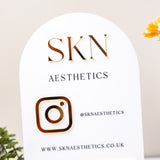Luxury Social Media Sign