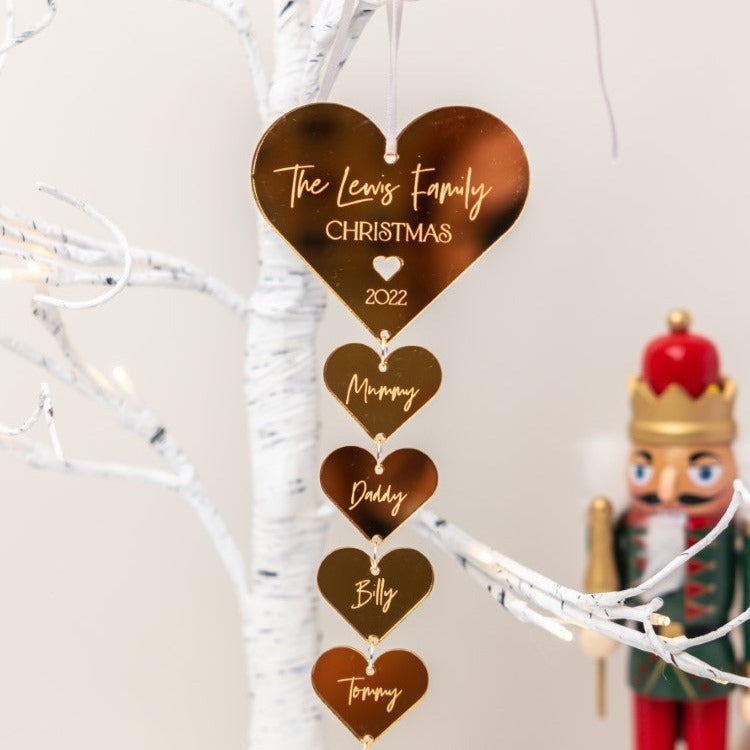 Luxury Engraved Christmas Ornament