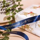 Merry Christmas Personalised Christmas Ribbon