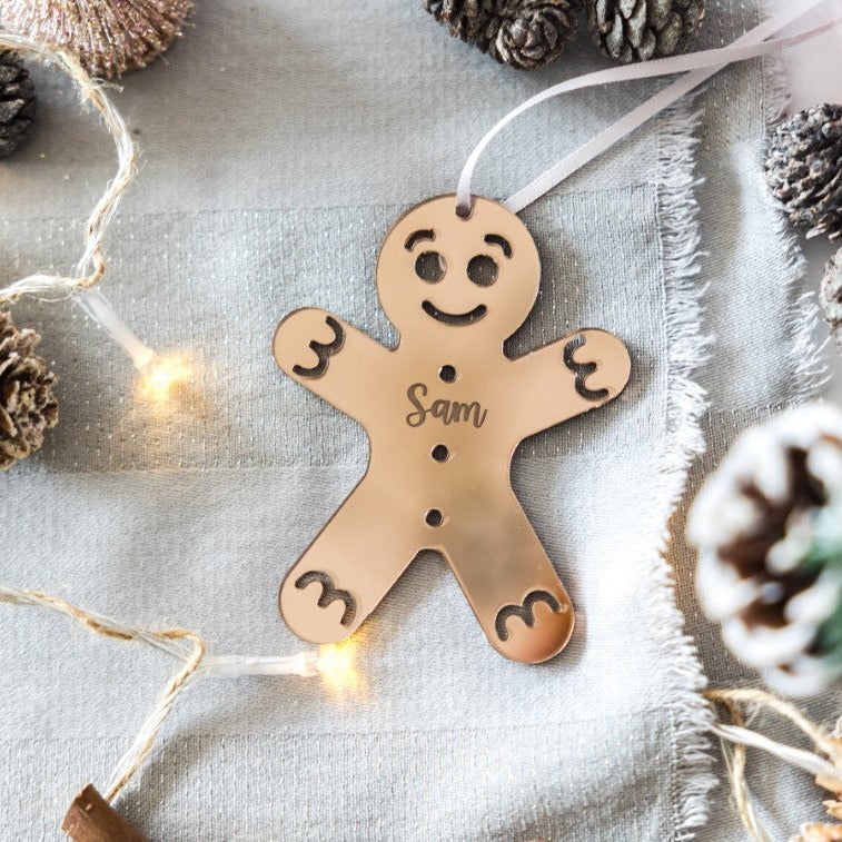Personalised Children's Gingerbread Christmas Ornament