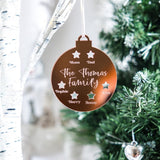 Personalised Christmas Tree Decorations