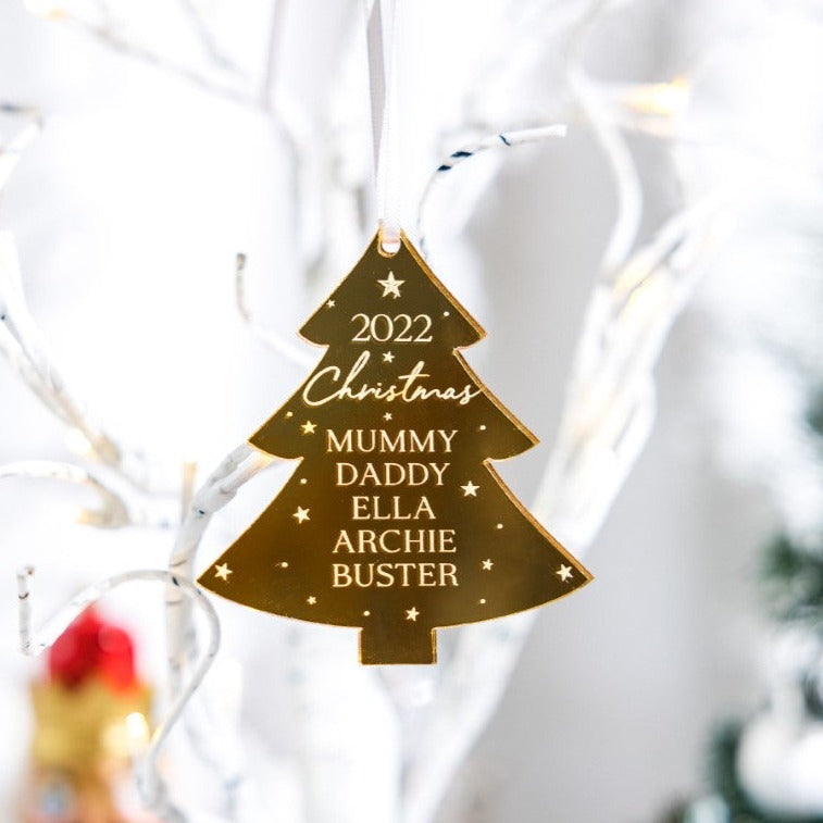 Personalised Christmas Tree Baubles