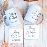 Mr & Mrs Personalised Wedding Gift
